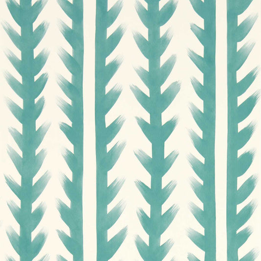 Sticky Grass Wallpaper - Aquamarine - HSRW113052 - Harlequin - Sophie Robinson - Morris Wallpaper