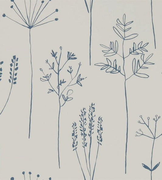 Stipa Wallpaper - Denim - NZAW112019 - Scion