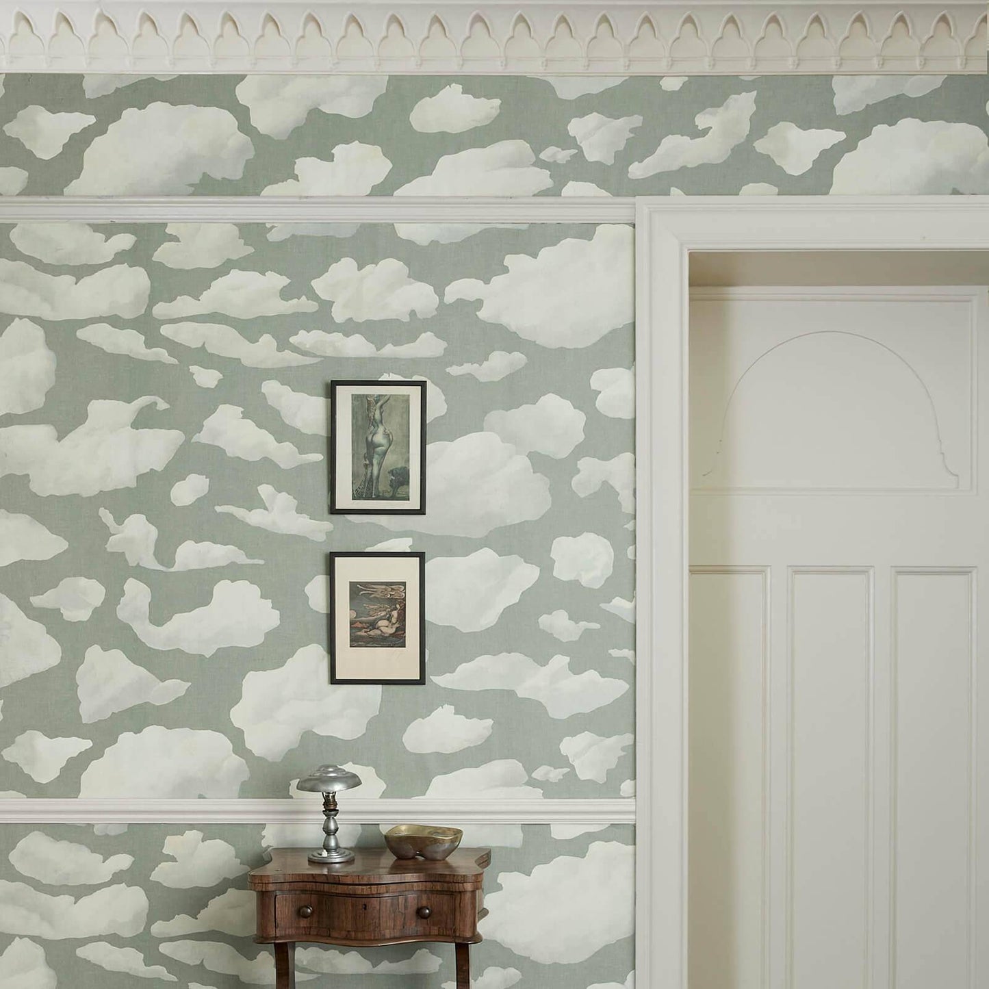 Stratus Wallpaper - Sage - House of Hackney - 1-WA-STA-DI-SAG-XXX - Morris Wallpaper