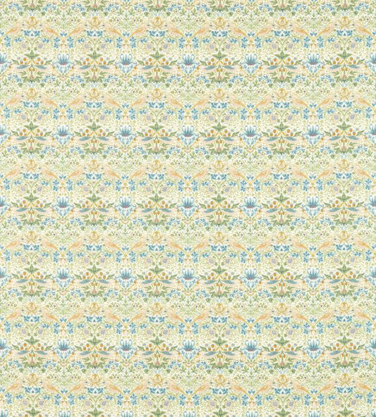 Strawberry Thief Fabric - Apple/Blush - F1678/05 - Clarke & Clarke