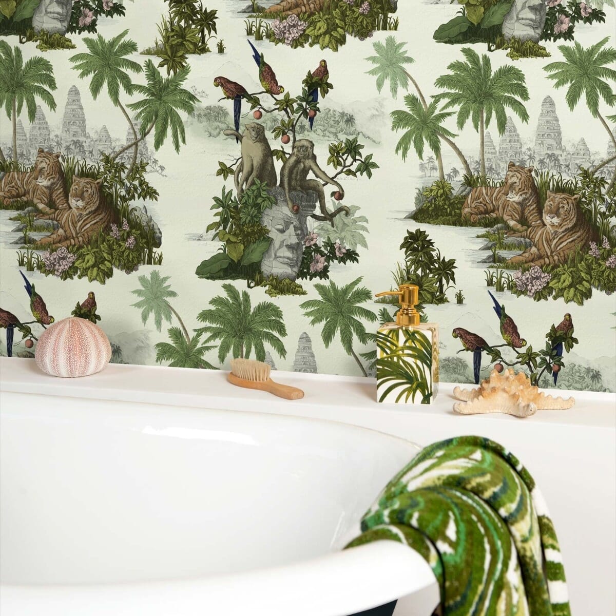 Sumatra Wallpaper - Multi - House of Hackney - 1-WA-SUM-DI-MUL-XXX - Morris Wallpaper