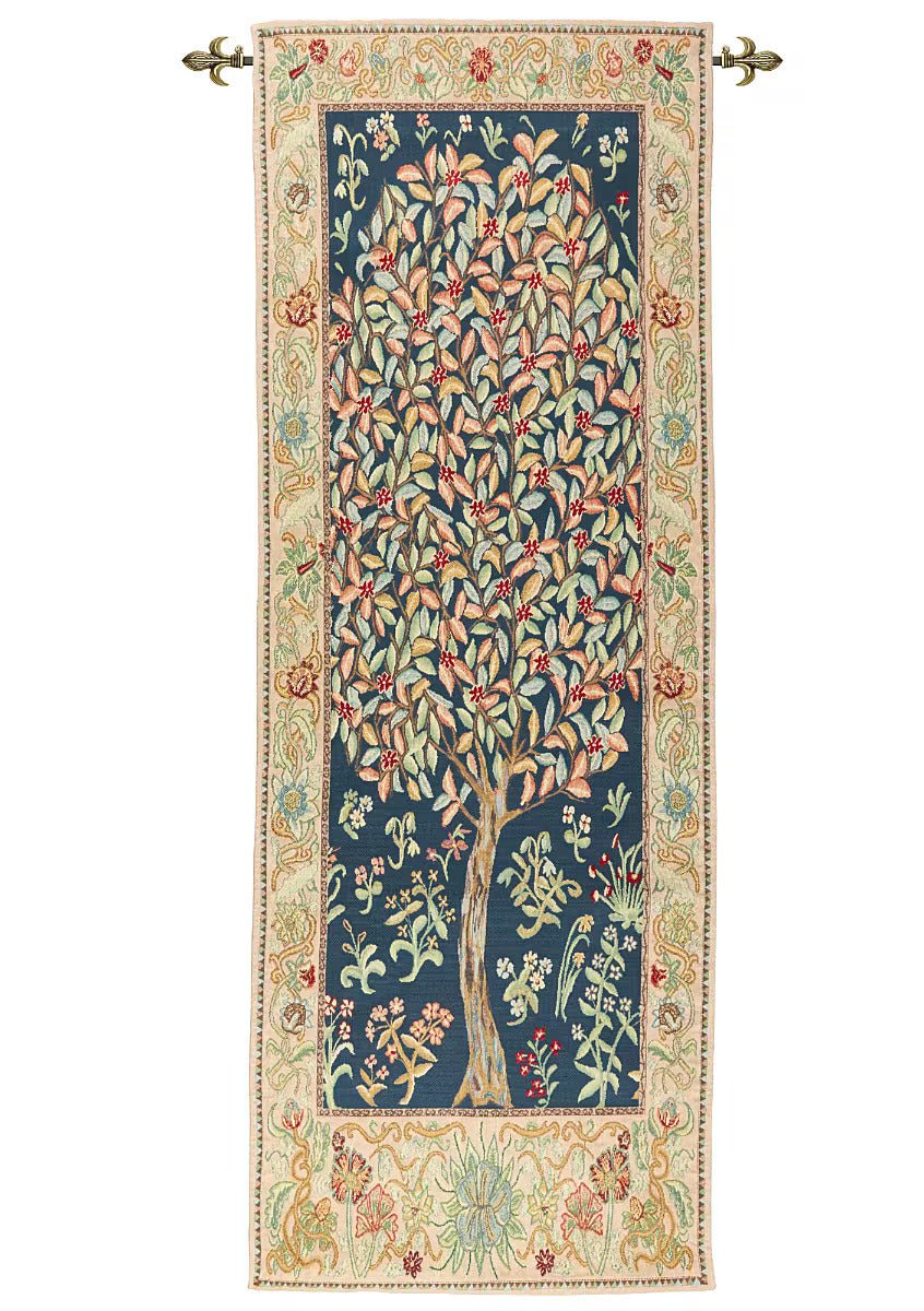 Summer Tree Portiere Loom Woven Tapestry - Requires Rod Size 2 - Hines of Oxford - LW1671 - Morris Wallpaper