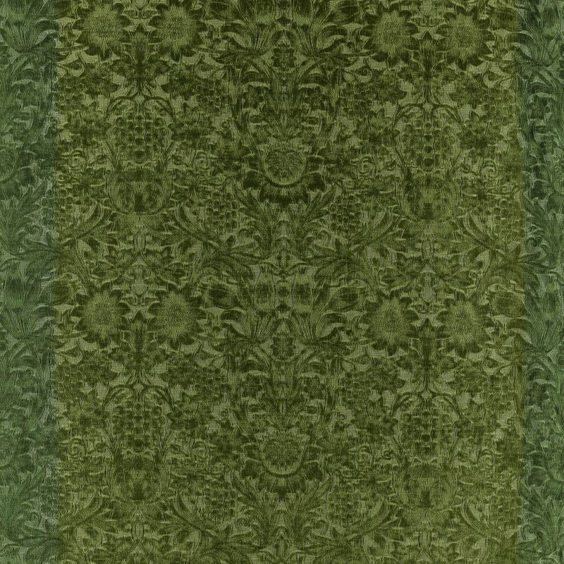 Sunflower Caffoy Velvet Fabric - Tump - Morris & Co - 237283 - Premier Wallcovering