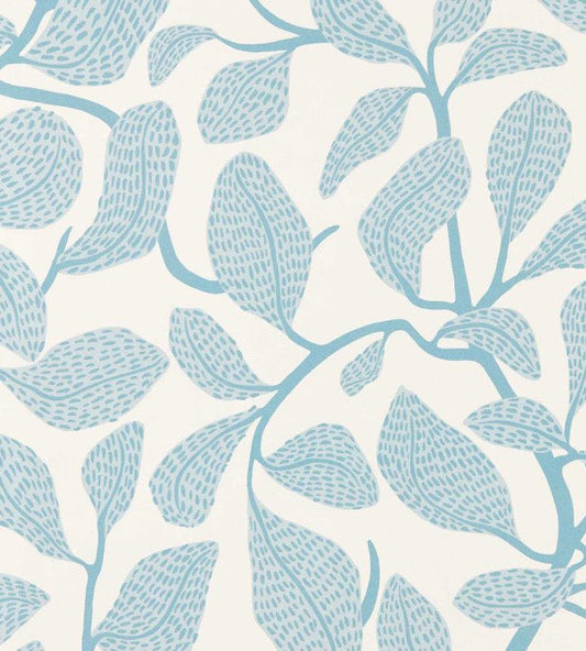 Sweet Bay Wallpaper - Coast Blue - Scion - NSCW113269 - Morris Wallpaper