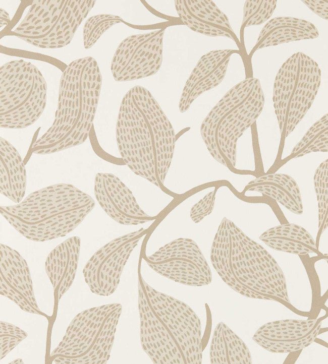 Sweet Bay Wallpaper - Stone - Scion - NSCW113270 - Morris Wallpaper