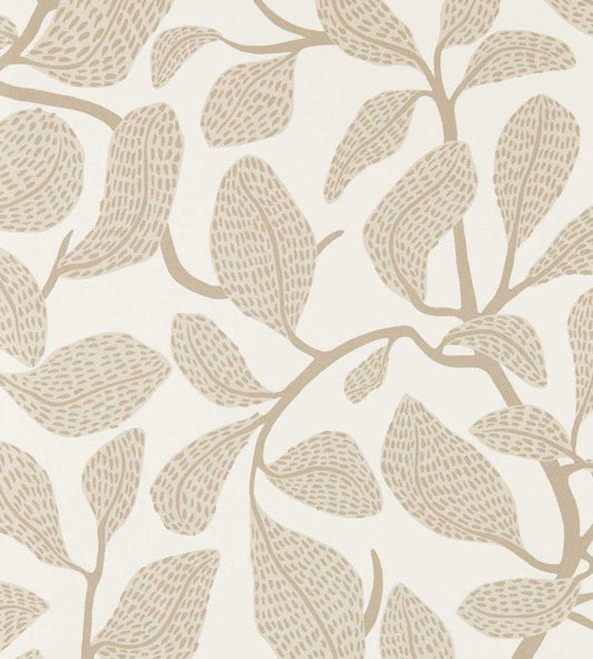 Sweet Bay Wallpaper - Stone - Scion - NSCW113270 - Morris Wallpaper