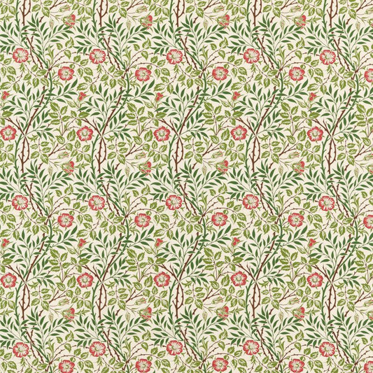 Sweet Briar Fabric - Boughs/Rose - Morris & Co - 227240 - Premier Wallcovering