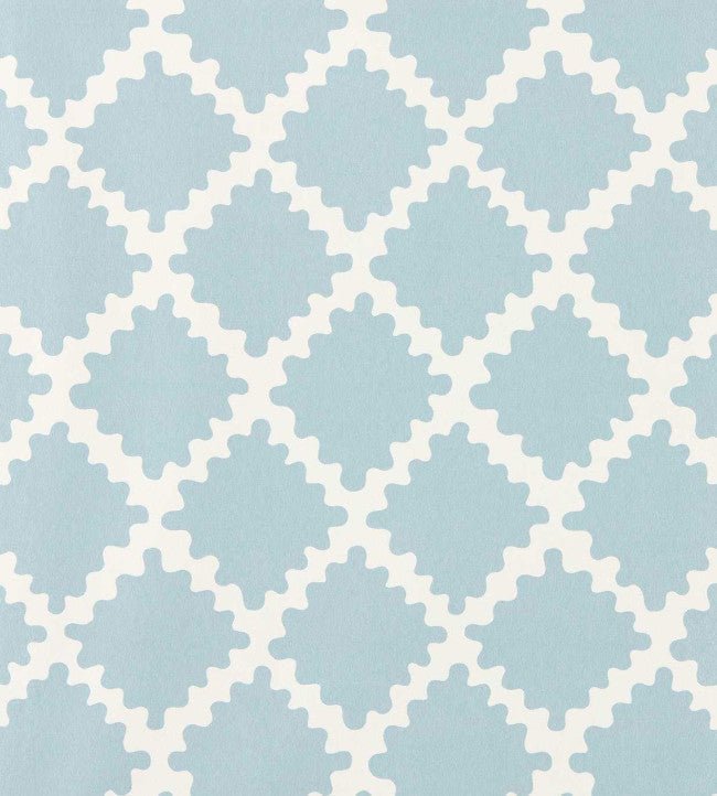 Swithland Wallpaper - Coast Blue - Scion - NSCW113246 - Morris Wallpaper