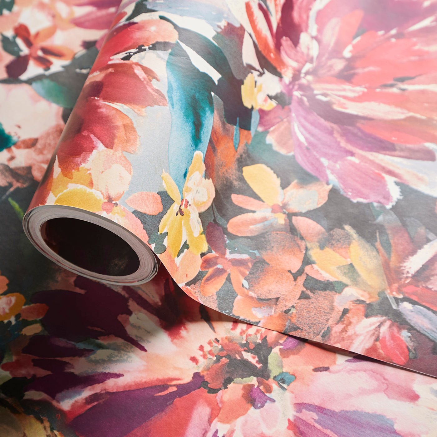 Tahiti Wallpaper - Fuchsia - Clarke & Clarke - W0145/02 - Morris Wallpaper