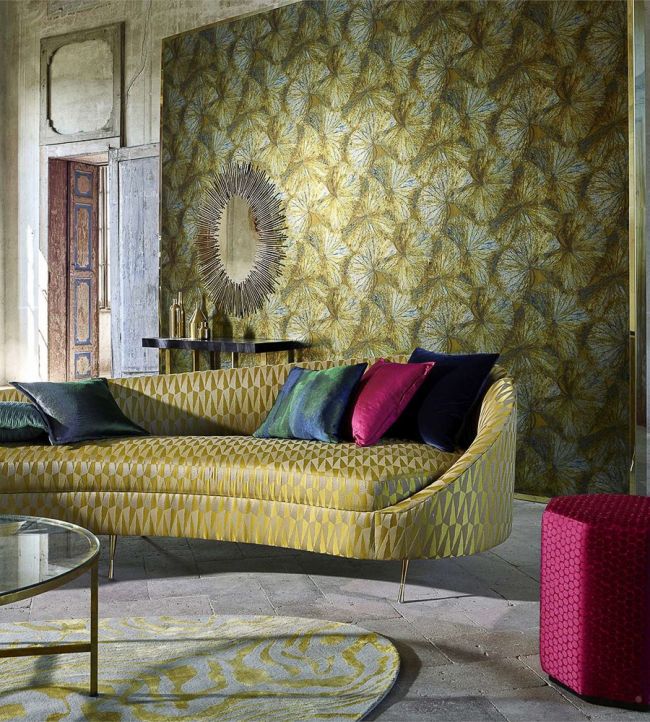 Taisho Deco Wallpaper - Tigers Eye - ZTOT312748 - Zoffany - Morris Wallpaper