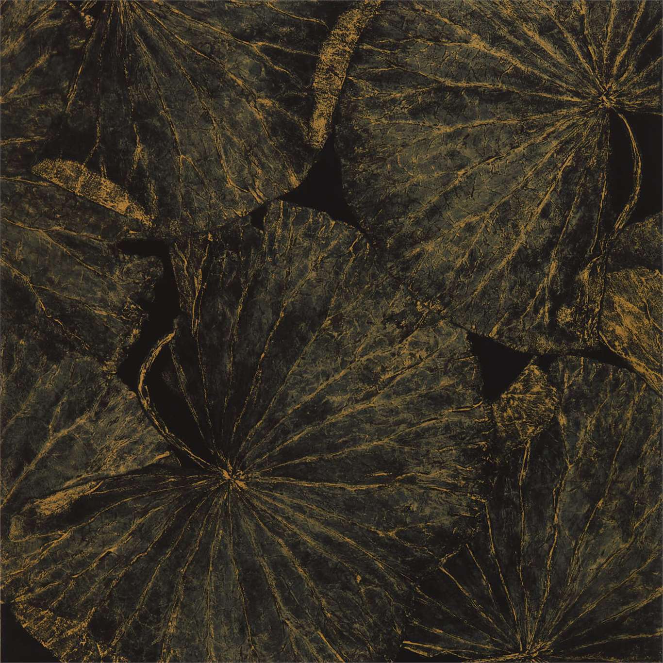 Taisho Deco Wallpaper - Vine Black - ZTOT312750 - Zoffany - Morris Wallpaper
