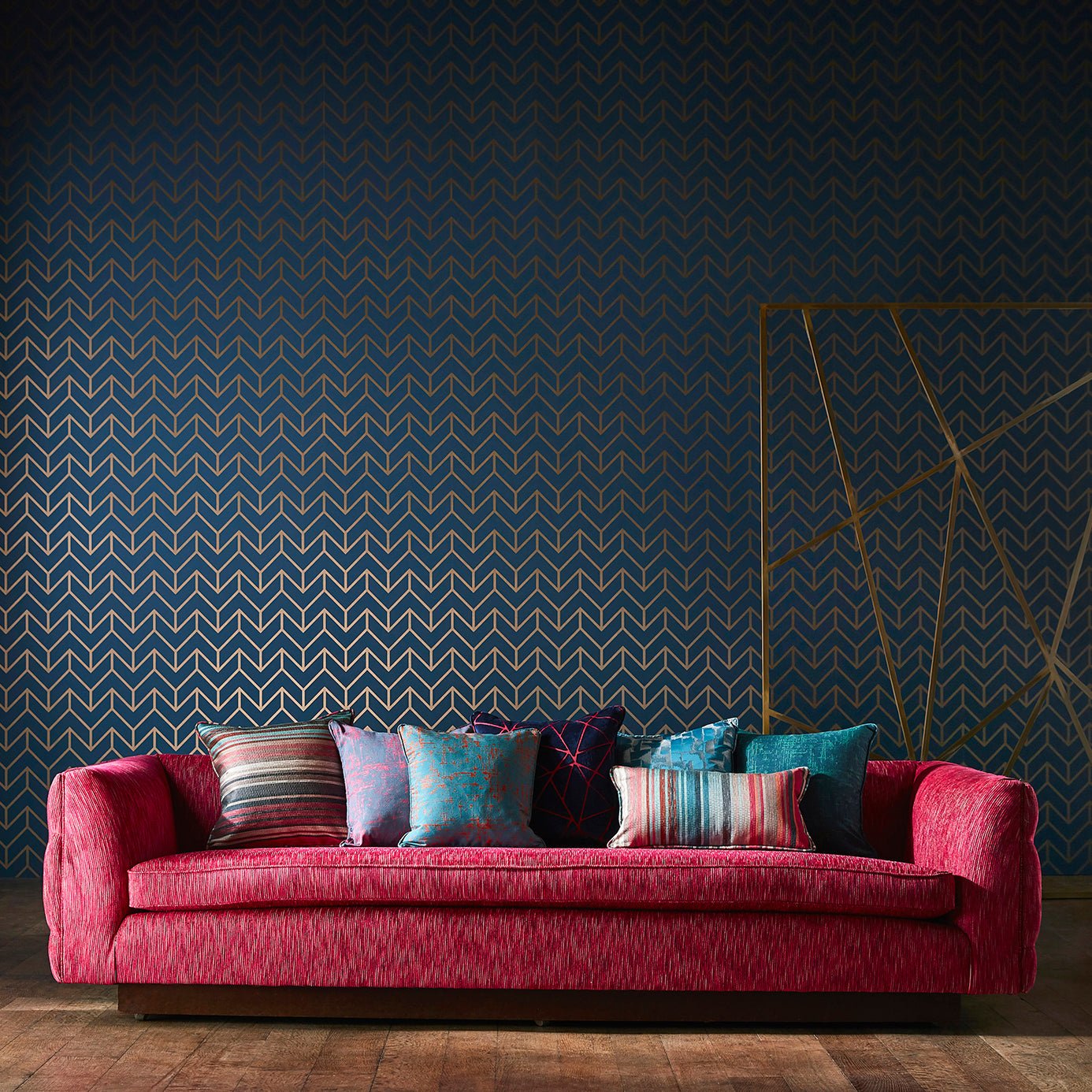Tessellation Wallpaper - Gilver - Harlequin - HMWF111983 - Morris Wallpaper