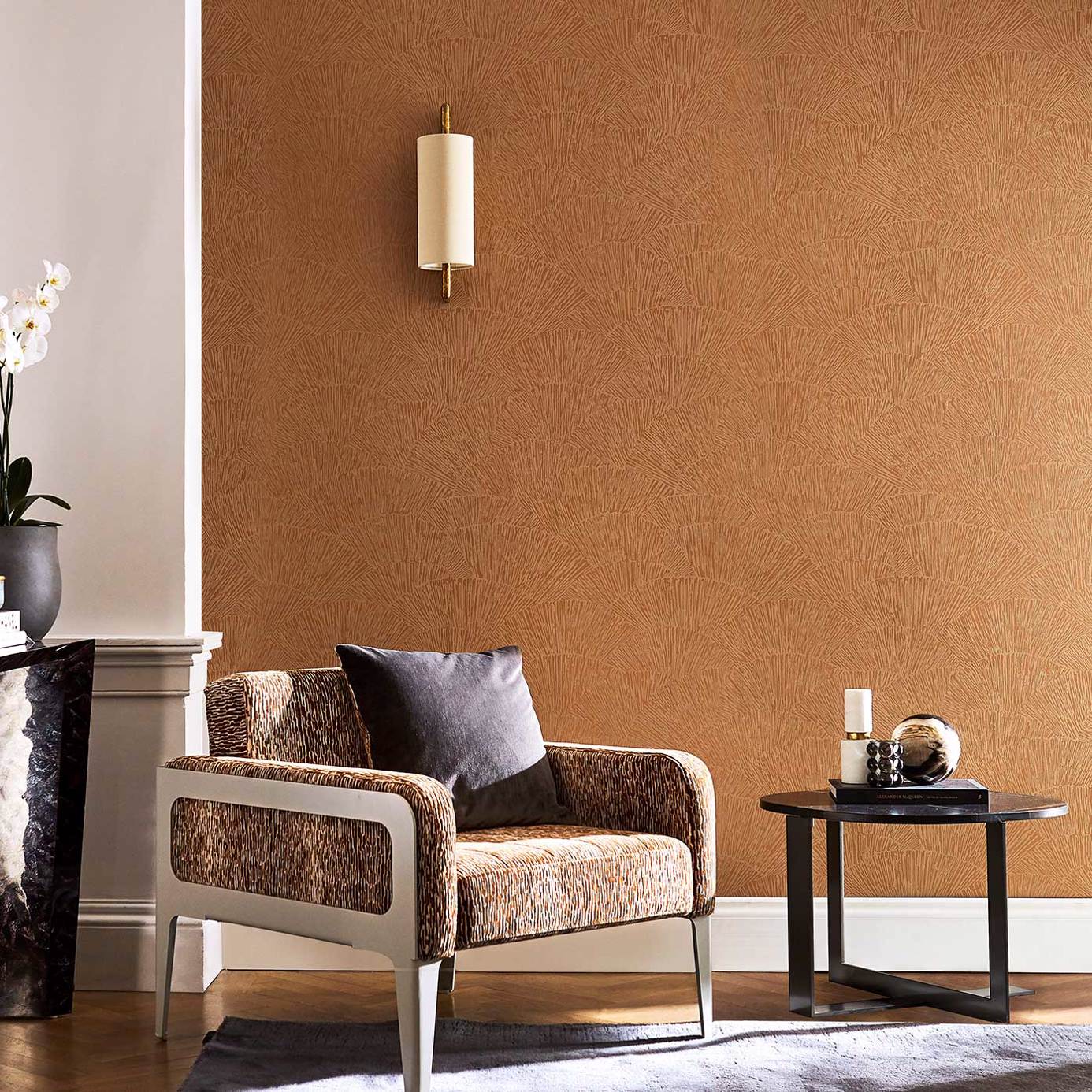 Tessen Wallpaper - Titanium - Harlequin - HM6W112181 - Morris Wallpaper