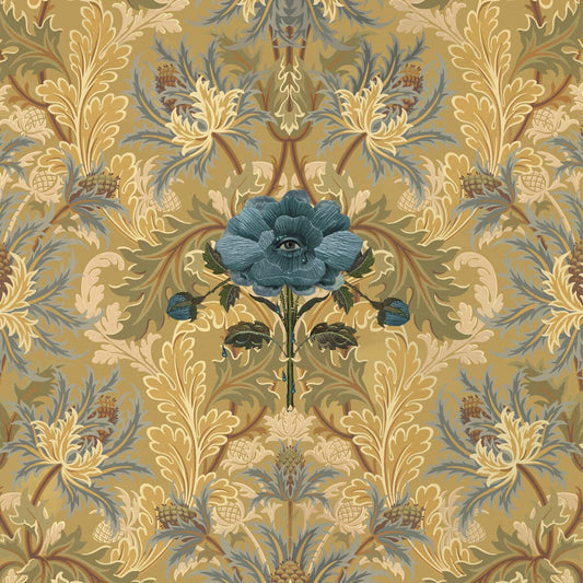 The Blue Rose Weeping Wallpaper - House of Hackney - 1 - WA - BRW - DI - AUO - XXX