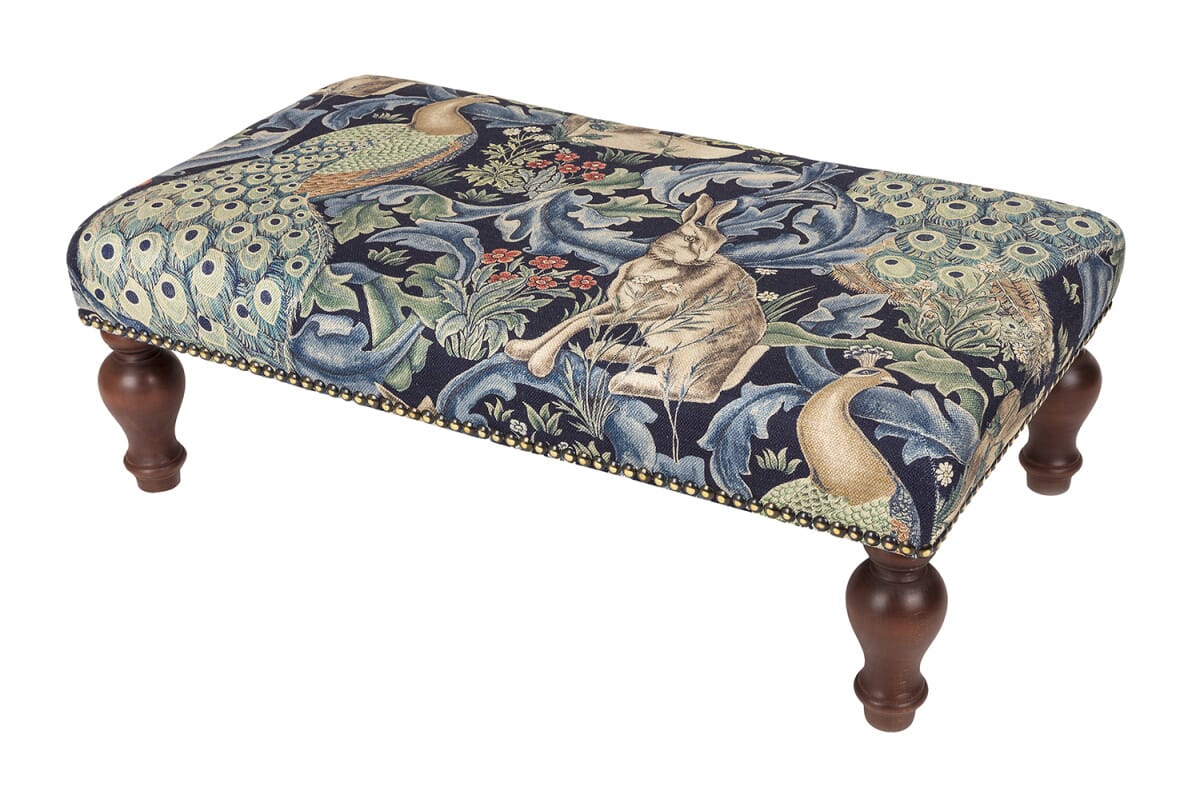 The Forest Large Stool - Hines of Oxford - LS1232 - Morris Wallpaper