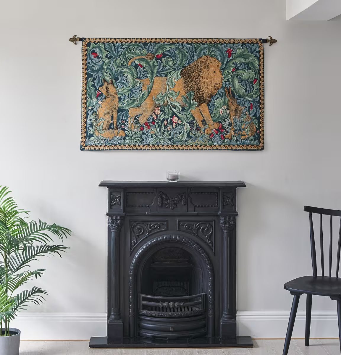 The Forest Loom Woven Tapestry - 74 x 117 cm - Requires Rod Size 3 - Hines of Oxford - LW879 - Morris Wallpaper