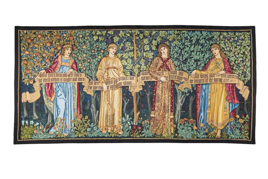 The Orchard Loom Woven Tapestry - 115 x 250 cm - Requires Rod Size 6 - Hines of Oxford - LW1641 - Morris Wallpaper