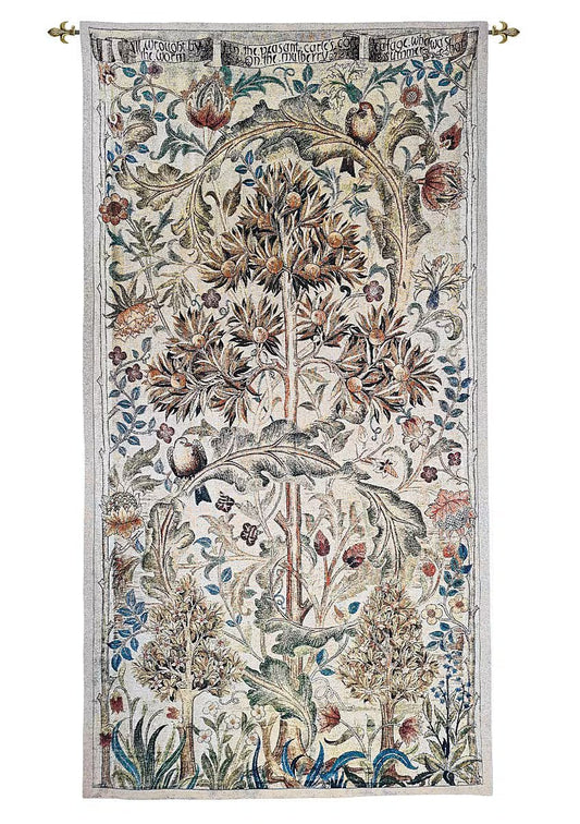 The Quince Tree Loom Woven Tapestry - 165 x 86 cm - Requires Rod Size 2 - Hines of Oxford - LW872 - Morris Wallpaper
