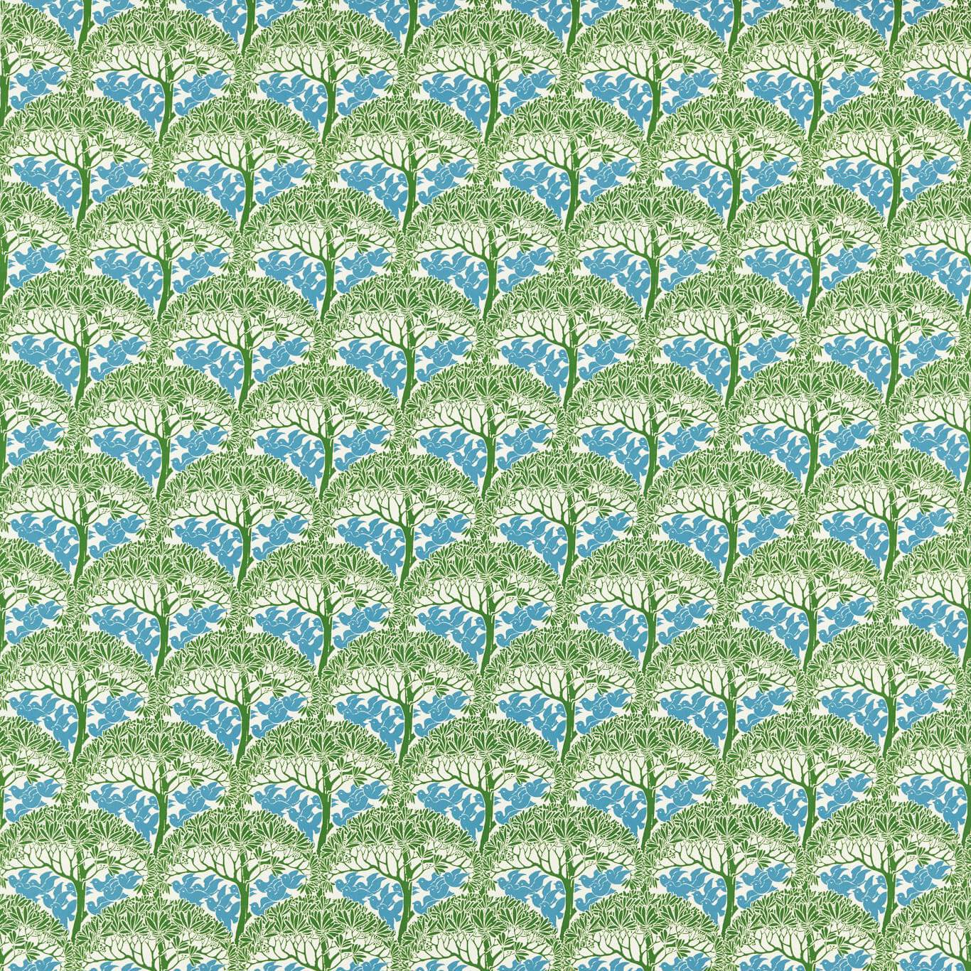 The Savaric Fabric - Garden Green - Morris & Co - 227218 - Premier Wallcovering