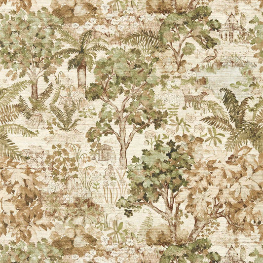The Stumpery Wallpaper - Lichen - Sanderson - DHIP217490 - Morris Wallpaper