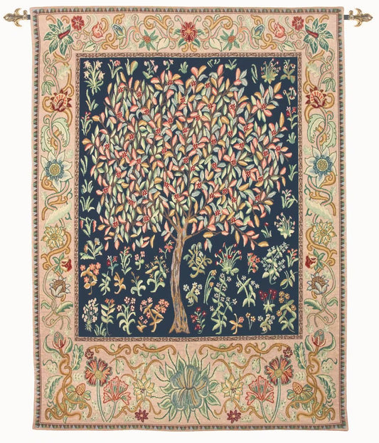 The Summer Tree Loom Woven Tapestry - 177 x 127 cm - Requires Rod Size 3 - Hines of Oxford - LW885 - Morris Wallpaper