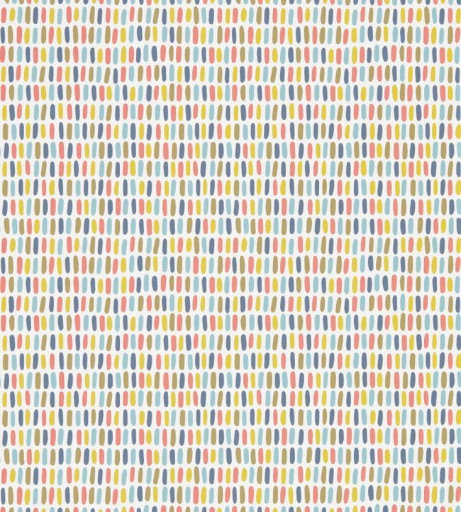 Tikku Wallpaper - Grapefruit / Sunshine / Ink - NNOU111527 - Scion