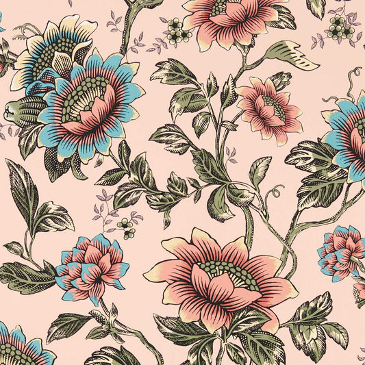 Tonquin Wallpaper - Blush - Clarke & Clarke - W0134/01 - Morris Wallpaper
