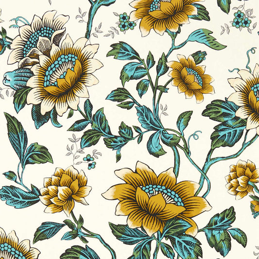 Tonquin Wallpaper - Chartreuse - Clarke & Clarke - W0134/02 - Morris Wallpaper