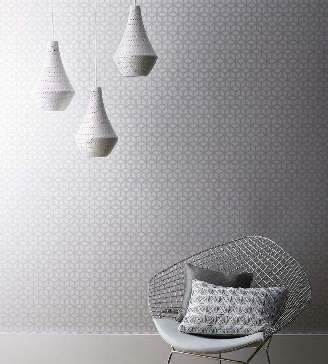 Trellis Wallpaper - Pearl - HMOT110377 - Harlequin - Morris Wallpaper