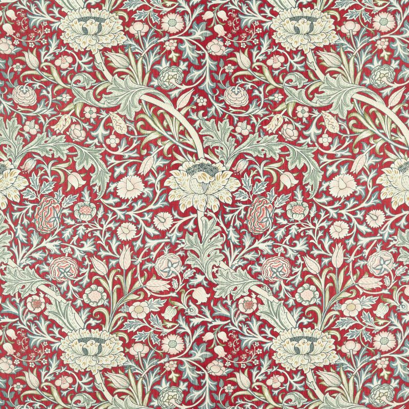 Trent Fabric - Madder/Webbs Blue - Morris & Co - 227024 - Premier Wallcovering