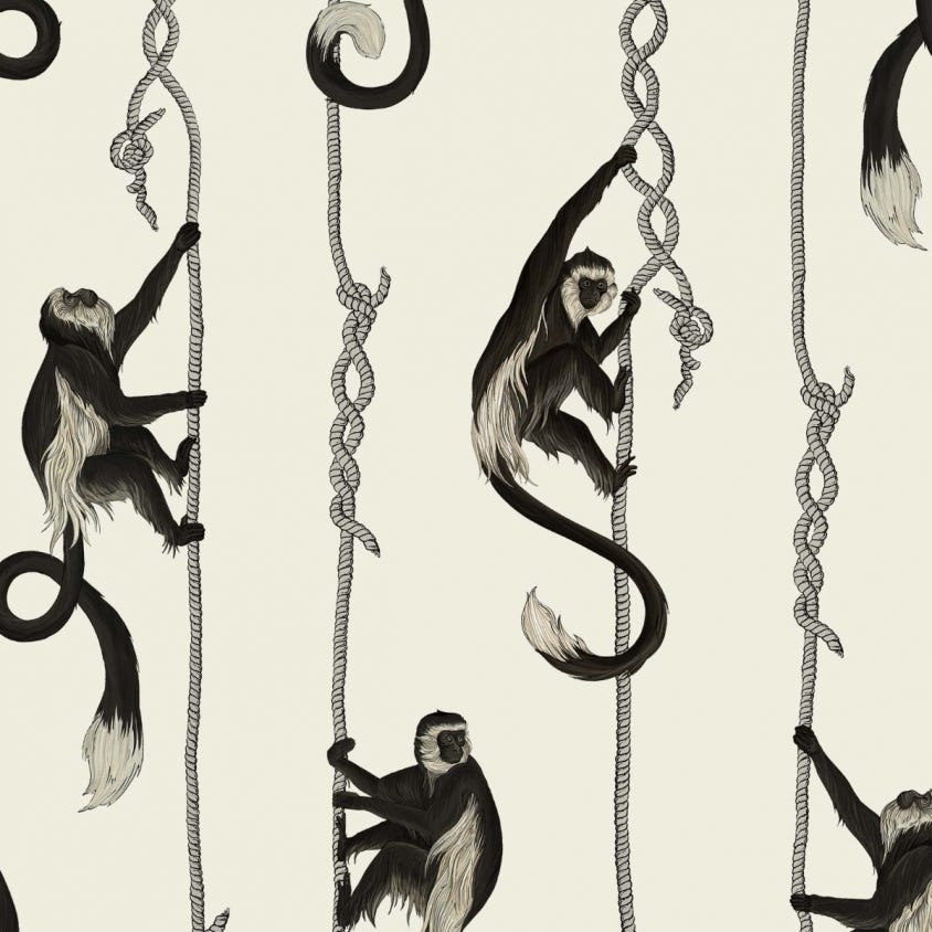 Troop Wallpaper - Birch - House of Hackney - 1-WA-TRO-DI-BIR-XXX - Morris Wallpaper