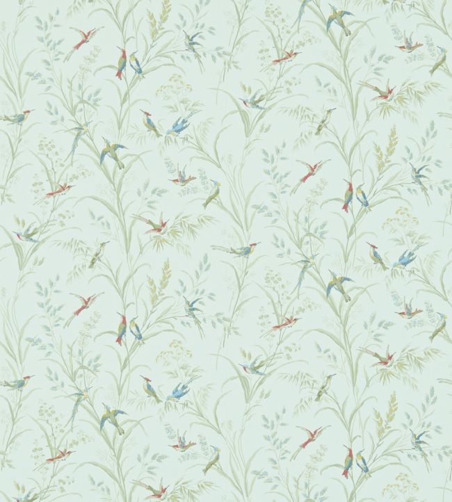 Tuileries Wallpaper - Sage/Multi - DFAB214082 - Sanderson - Morris Wallpaper