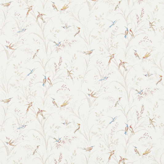 Tuileries Wallpaper - Taupe/Multi - Sanderson - DFAB214080