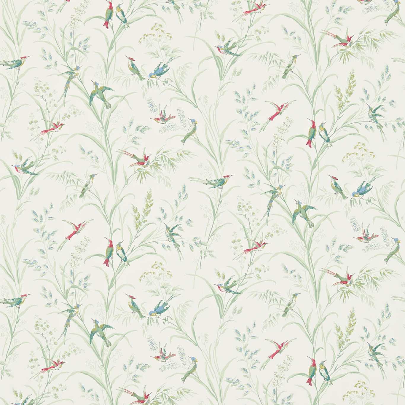 Tuileries Wallpaper - Willow/Multi - DFAB214081 - Sanderson - One Sixty - Morris Wallpaper
