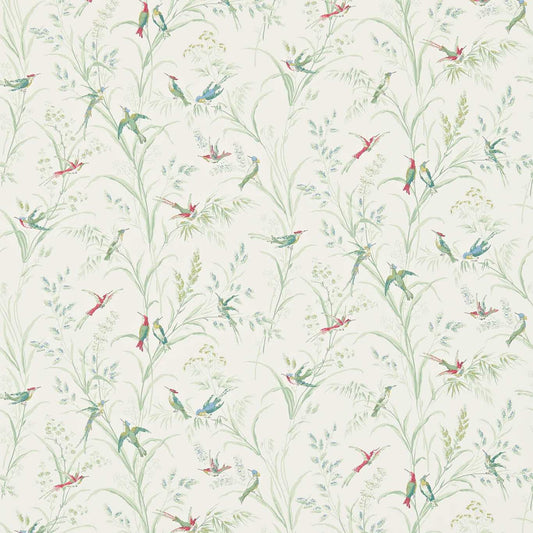 Tuileries Wallpaper - Willow/Multi - DFAB214081 - Sanderson - One Sixty - Morris Wallpaper