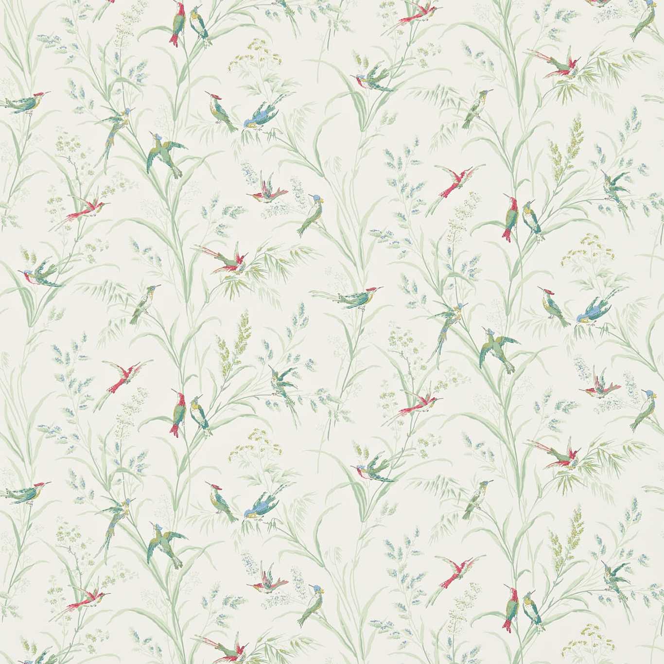 Tuileries Wallpaper - Willow/Multi - Sanderson - DFAB214081