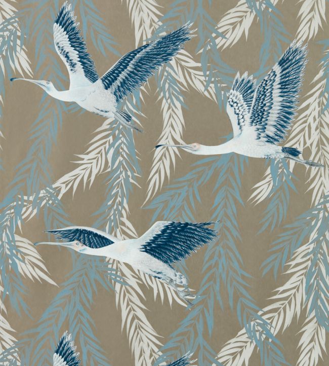 Valentina Wallpaper - Exhale /Ink - HDHW112912 - Harlequin - Morris Wallpaper