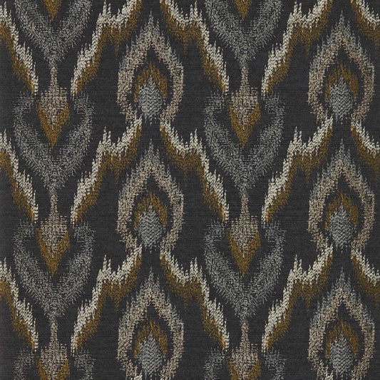 Velluto Wallpaper - Noir - Clarke & Clarke - W0170/02 - Morris Wallpaper