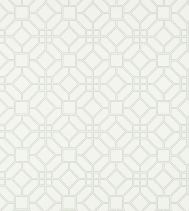 Veranda Trellis Wallpaper - Dove - ZWOO311344 - Zoffany - Morris Wallpaper