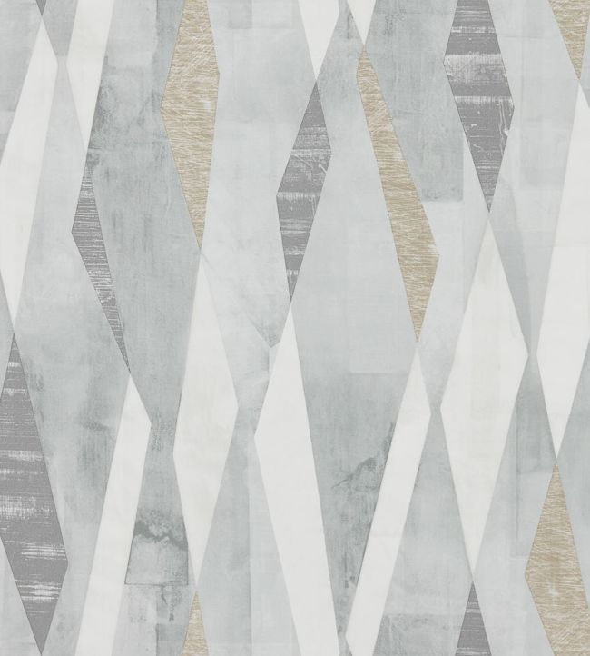 Vertices Wallpaper - Slate/Concrete - HGEO111703 - Harlequin - Morris Wallpaper