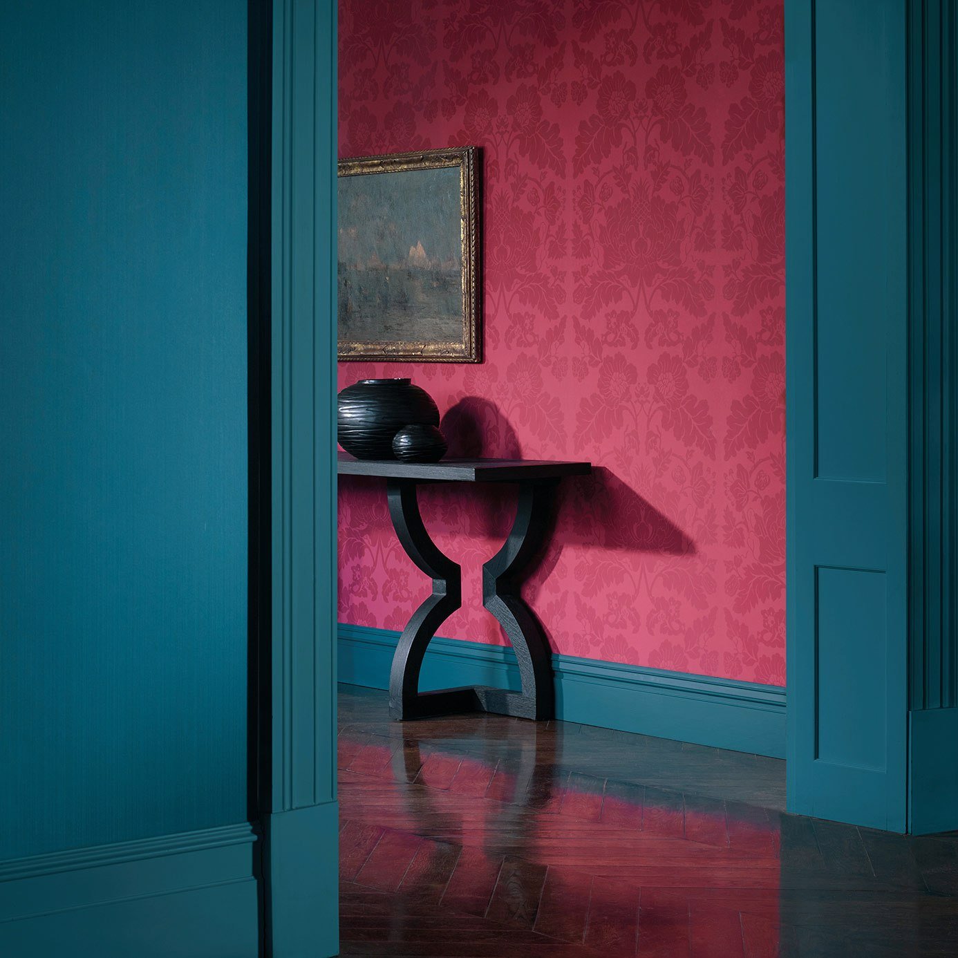 Villandry Wallpaper - Cinnabar - Zoffany - ZPAL312700 - Morris Wallpaper
