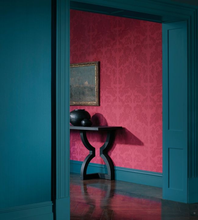 Villandry Wallpaper - Cinnabar - ZPAL312700 - Zoffany - Morris Wallpaper