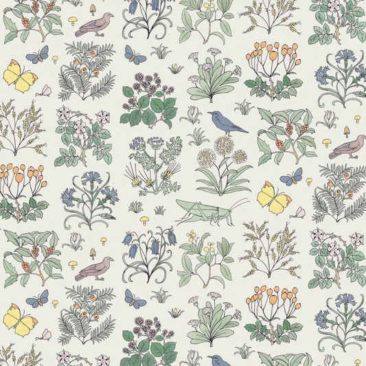 Voysey's Garden Wallpaper - House of Hackney - 6 - WA - VOY - DI - WHT - XXX