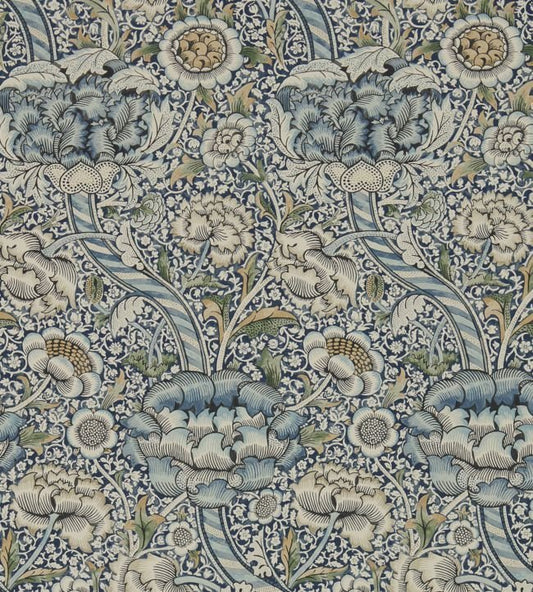 Wandle Wallpaper - Blue/Stone - 216422 - Morris & Co