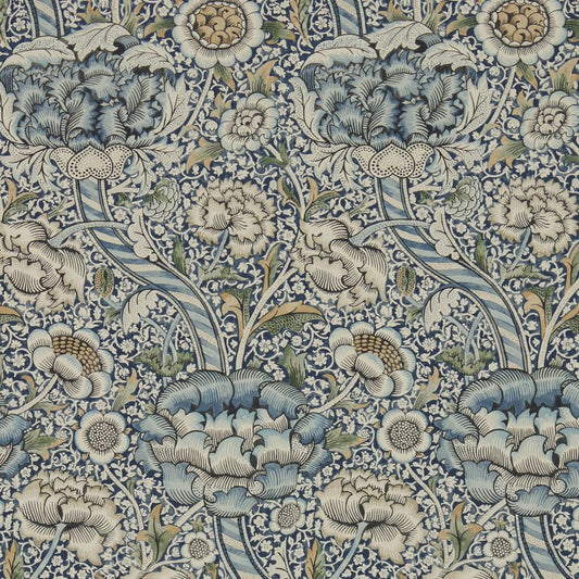 Wandle Wallpaper - Blue/Stone - Morris & Co - 216805 - Morris Wallpaper