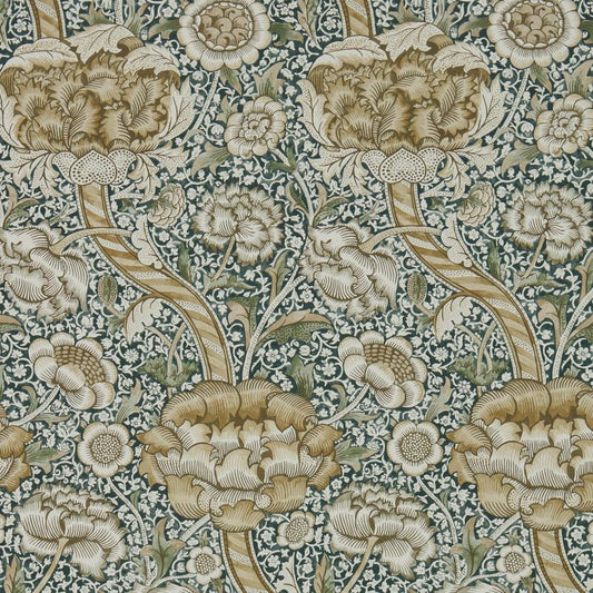 Wandle Wallpaper - Forest/Mustard - Morris & Co - 216421 - Morris Wallpaper