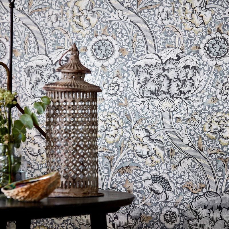 Wandle Wallpaper - Grey/Stone - Morris & Co - 216826 - Morris Wallpaper