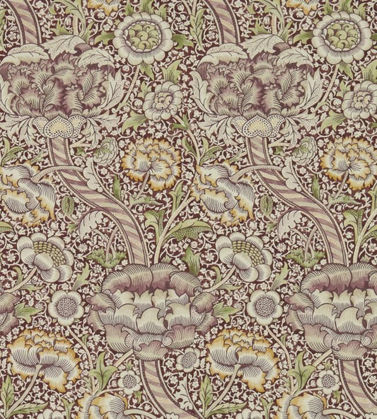 Wandle Wallpaper - Wine/Saffron - 216424 - Morris & Co