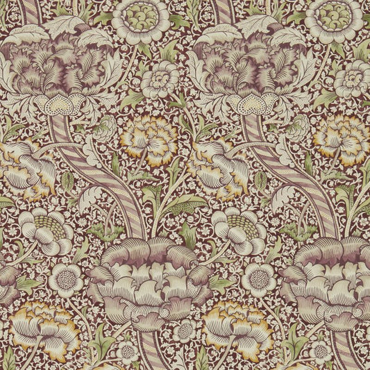 Wandle Wallpaper - Wine/Saffron - Morris & Co - 216424 - Morris Wallpaper