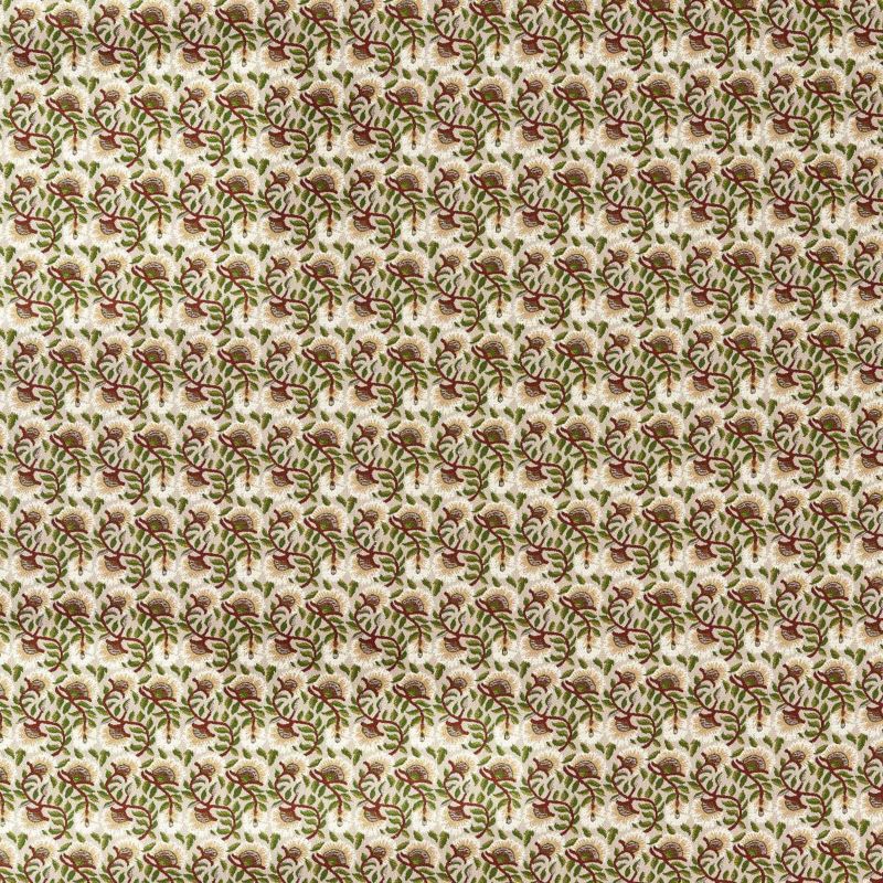 Wardle Weave Outdoor Fabric - Madder/Forest - Morris & Co - 237567 - Premier Wallcovering